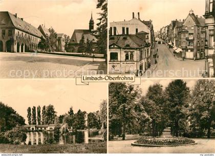 Limbach Oberfrohna Stadtansichten Teich Park