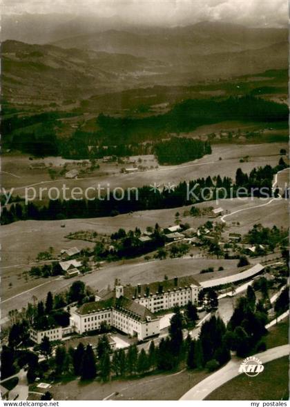 Lindenberg Allgaeu Sanatorium Lindenberg Ried Fliegeraufnahme