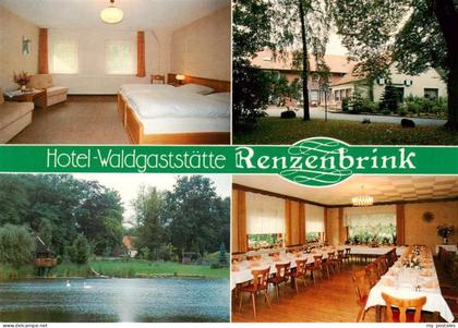 Bramsche Lingen Hotel Waldgaststaette Renzenbrink Zimmer Gastraum Schwanenteich