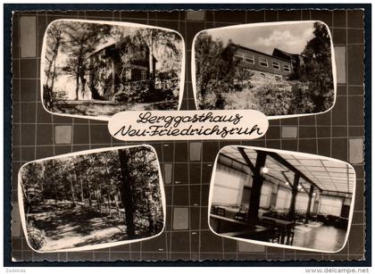 8231 - alte MBK Ansichtskarte - Lößnitz - Konsum Gaststätte Barggasthaus Neu Friedrichsruh - gel TOP