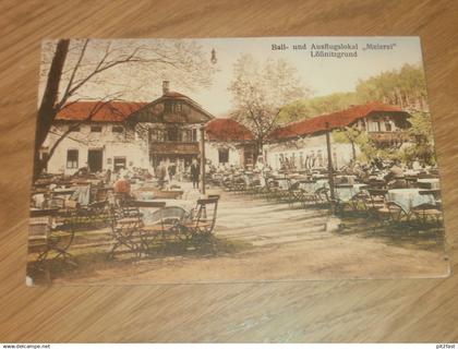 alte AK - Lokal und Meierei Lößnitz , ca. 1925 , b. Kötzschenbroda , Restaurant !!!
