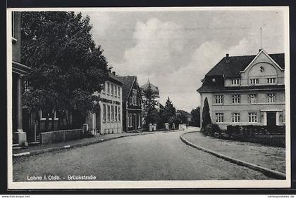 AK Lohne i. Oldb., Blick in die Brückstrasse