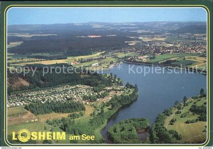 Losheim See Fliegeraufnahme mit See