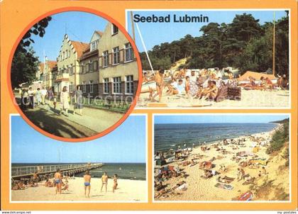 Lubmin Ostseebad Strand Ortsansicht