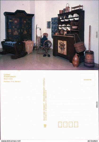 Ansichtskarte Luckau uków Kreismuseum - Bauernstube 1988