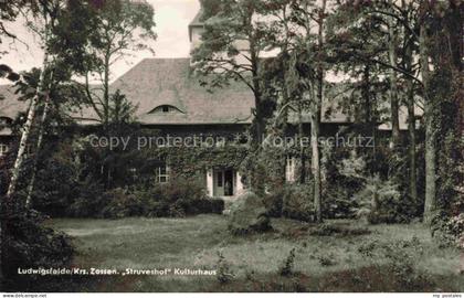 Ludwigsfelde Struveshof Kulturhaus Efeu Birken Park Garten DDR