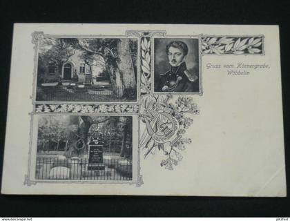 Körnergrab Wöbbelin b. Ludwigslust , ca. 1910 , Ansichtskarte , AK , CPA