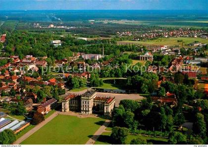 Ludwigslust Fliegeraufnahme mit Barockschloss