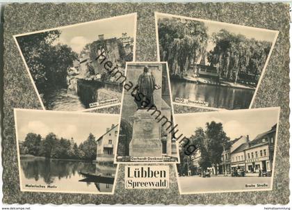 Lübben Spreewald - Breite Straße - Verlag VEB Bild und Heimat Reichenbach