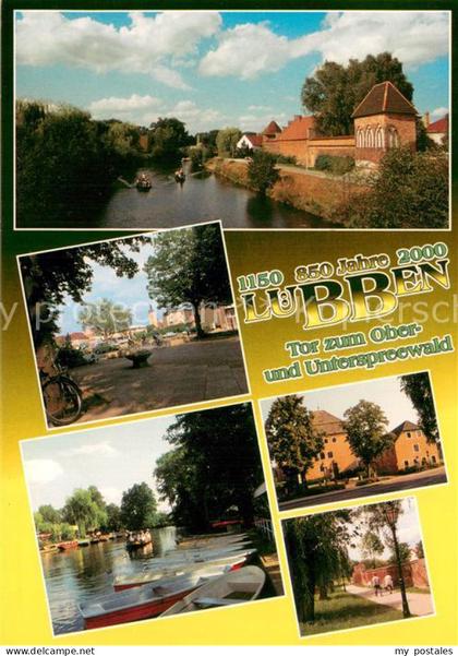 Luebben Spreewald Teilansichten Boots-Ausflug