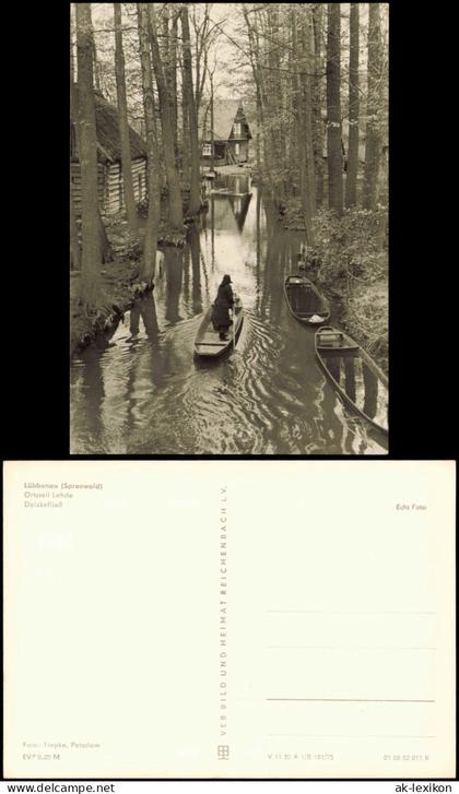 Lehde Lübbenau Spreewald Lübbenau  Ortsteil Lehde Dolzkefließ 1975