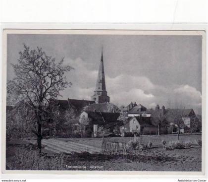 39070977 - Luebeck Travemuende mit Altstadt gelaufen, 1941 kleiner Knick oben rechts, sonst gut erhalten