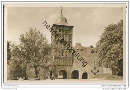 Lübeck - Burgtor - Foto-AK