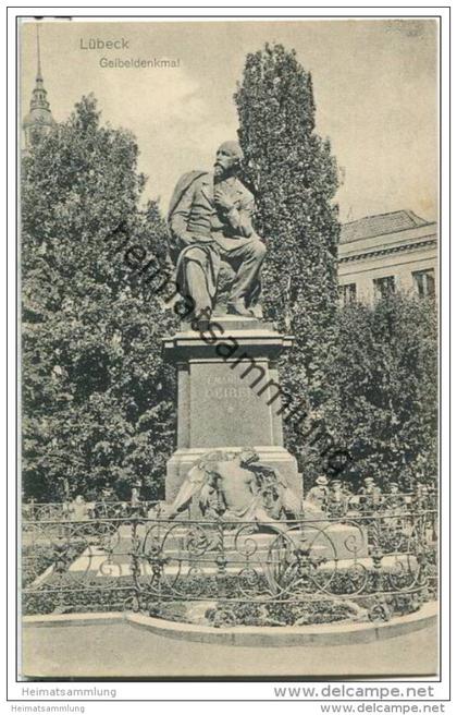Lübeck - Geibeldenkmal
