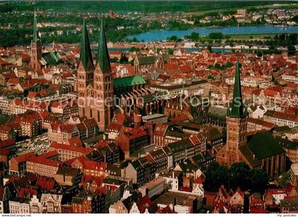Luebeck Fliegeraufnahme