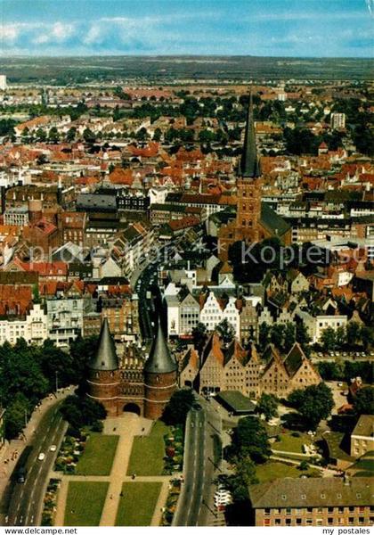 Luebeck Fliegeraufnahme