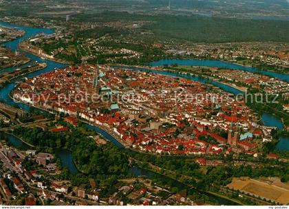 Luebeck Fliegeraufnahme