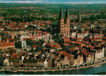 Luebeck Fliegeraufnahme