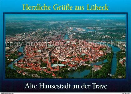 Luebeck Fliegeraufnahme