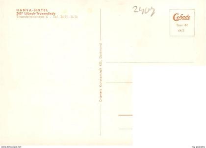 Travemuende Ostseebad Hansa Hotel