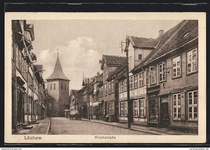 AK Lüchow / Dannenberg, Partie in der Kirchstrasse