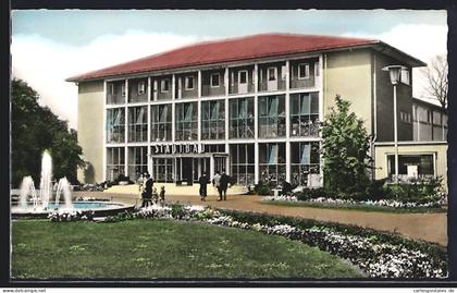 AK Lünen /Lippe, Hallenbad mit Brunnen