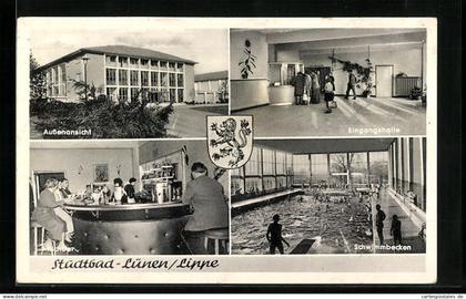 AK Lünen / Lippe, Stadtbad, Mehrfachansichten