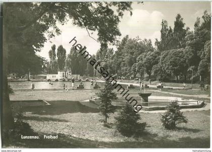 Lunzenau - Freibad - Foto-Ansichtskarte