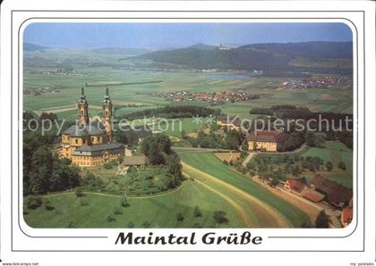 Maintal Basilika Vierzehnheiligen Maintalblick Fliegeraufnahme