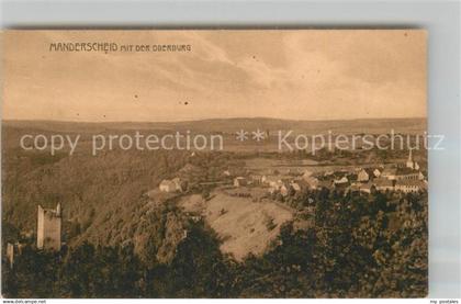 Manderscheid Eifel Panorama Oberburg