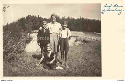 Gehrenberg Markdorf Baden BW Familienbild auf dem Gehrenberg