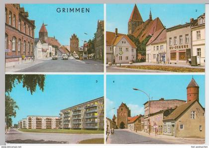 (102495) AK Grimmen, Mehrbildkarte 1974