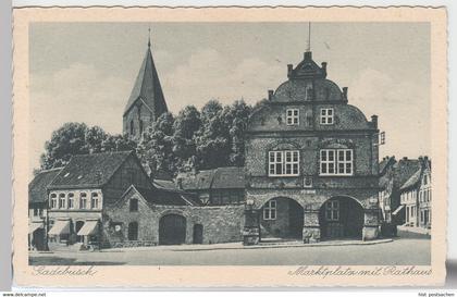 (85431) AK Gadebusch, Marktplatz mit Rathaus, vor 1945