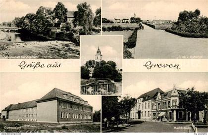 Greven Boizenburg Wasserfall Schoeneflieth Bahnhof Gymnasium Marktstrasse