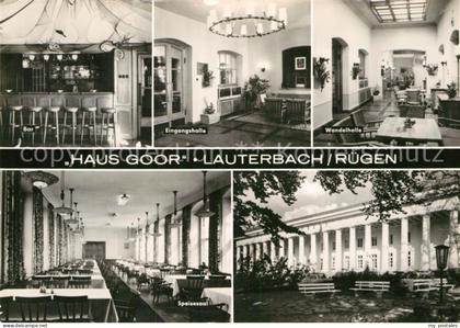 Lauterbach Ruegen Erholungsheim Haus Goor Eingangshalle Wandelhalle Speisesaal