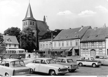 Strasburg (Uckermark) Markt mit Kirche gl #179.205