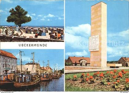 ueckermuende Haffbad Hafen Sowjet Ehrenmal