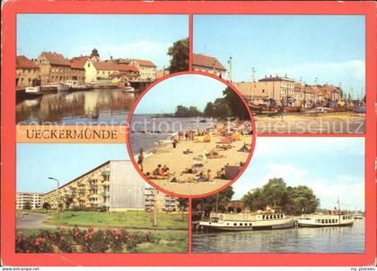 Ueckermuende Mecklenburg Vorpommern Strand Hafen