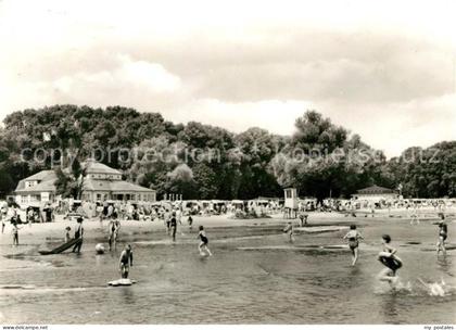 Ueckermuende Mecklenburg Vorpommern Strandpartie Restaurant
