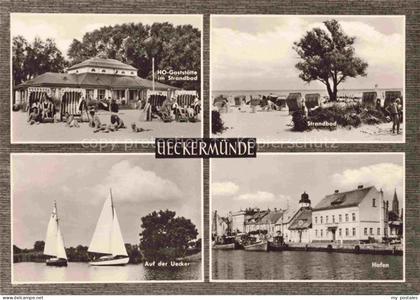 Ueckermuende ueckermuende Mecklenburg Vorpommern HO-Gaststaette Strandbad Segeln