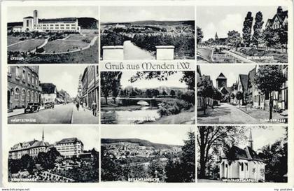 Menden Sauerland Menden Hauptstrasse Turmstrasse Honnebruecke