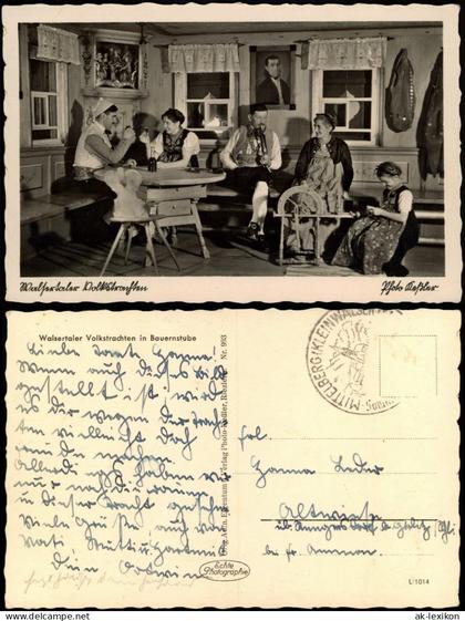 Mittelberg-Oy-Mittelberg Walsertaler Volkstrachten in Bauernstube 1936