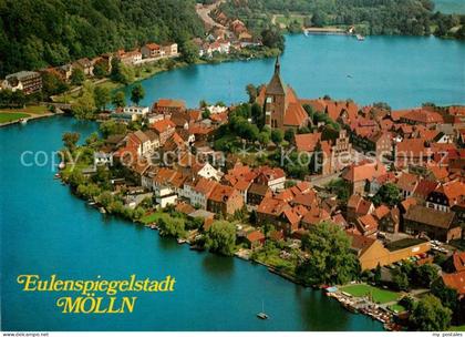 Moelln Lauenburg Fliegeraufnahme