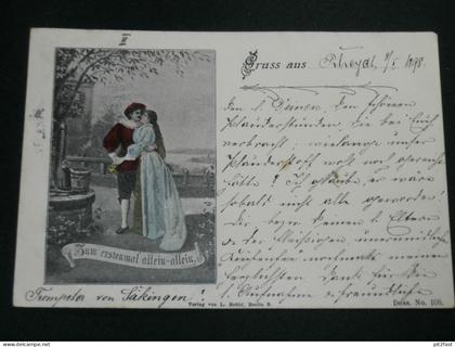 Rheydt b. Mönchengladbach , 1898 , Säckingen , nach Gerderath b. Erkelenz , Ansichtskarte , AK , CPA !!