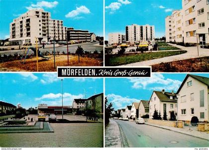 Moerfelden-Walldorf Wohnhochhaeuser Siedlung Brunnen