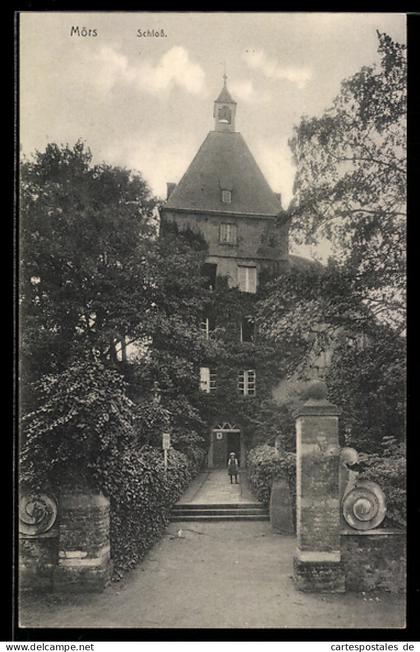 AK Mörs, Blick zum Schloss