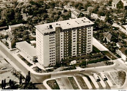Monheim Rhein Hochhaus Rathausplatz Fliegeraufnahme