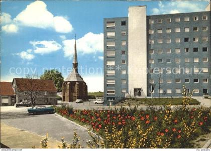 Monheim Rhein Marienkapelle Hochhaus