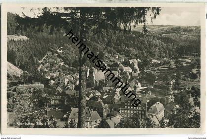 Monschau - Gesamtansicht - Foto-AK 30er Jahre - Verlag J. G. Salzburg Monschau