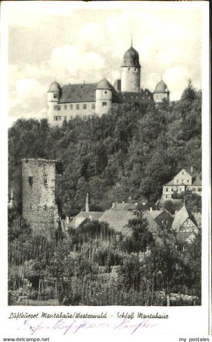 Montabaur Westerwald Montabaur Schloss x 1953